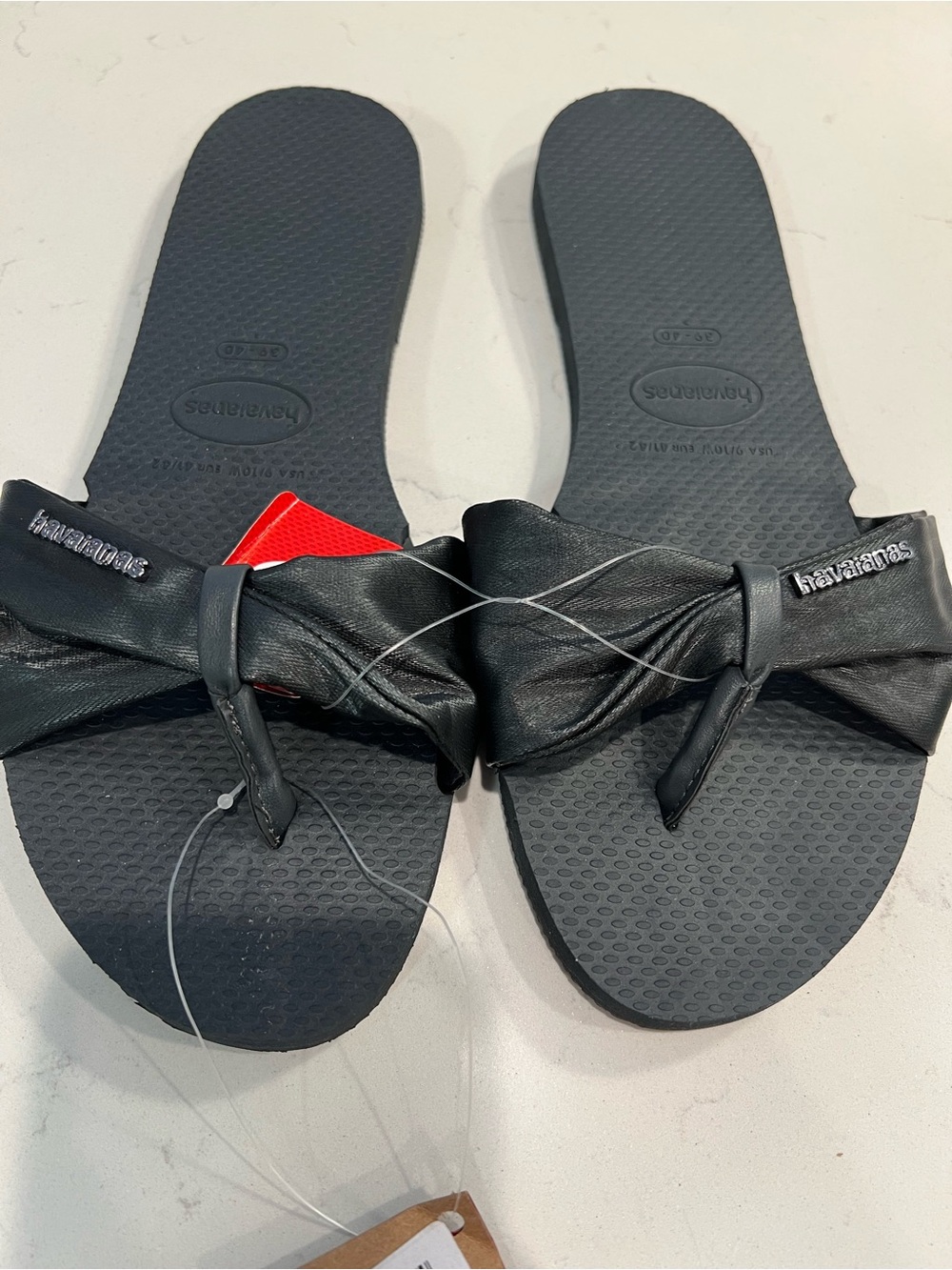 Havaianas Slim Flip Flops with bow